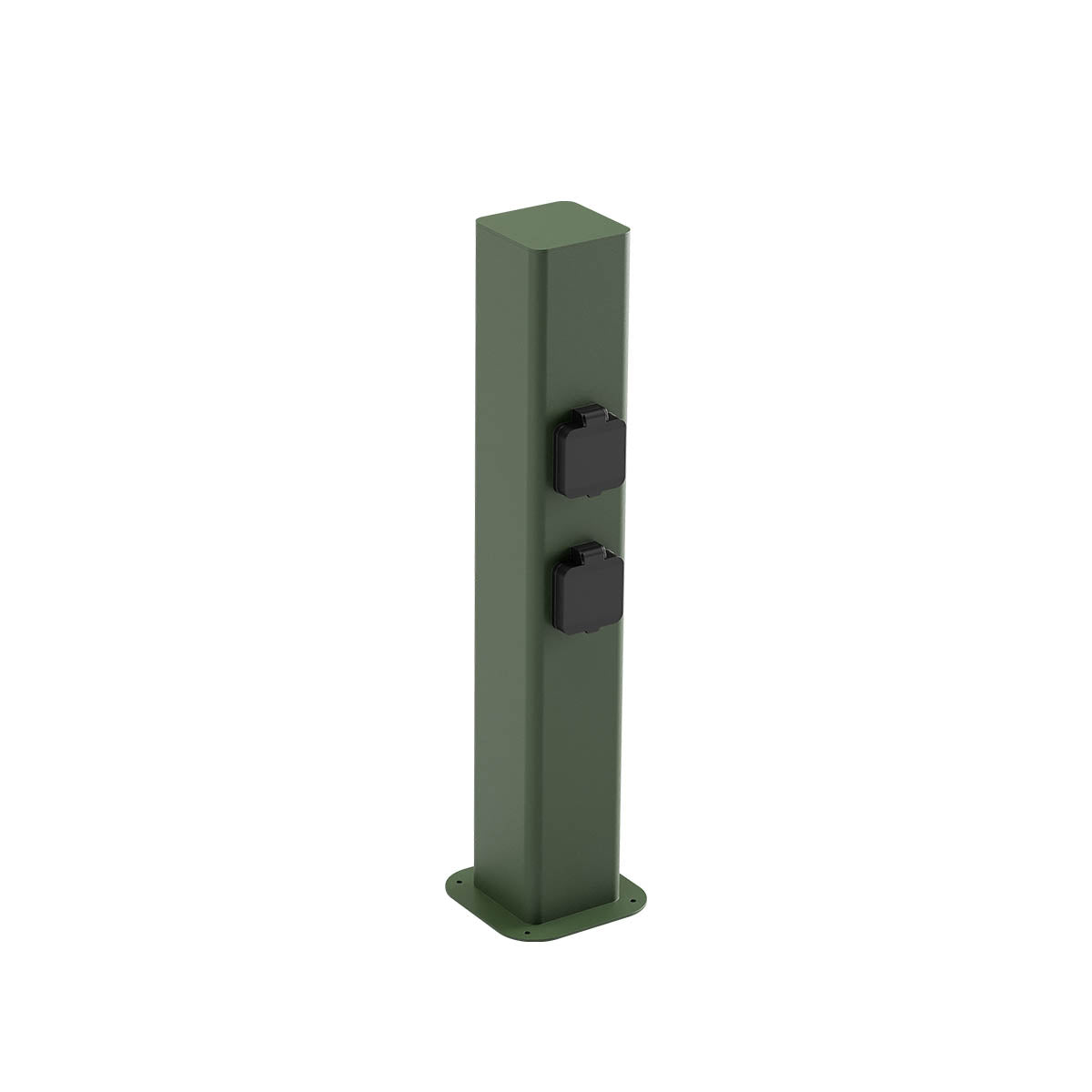 Volt Bollard Paletto con presa Verde Scuro