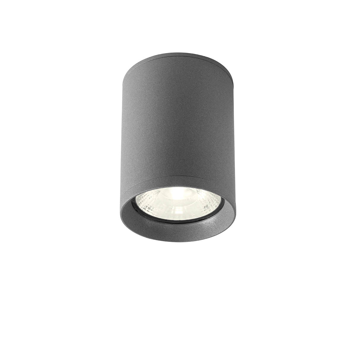 Xilo Ceiling lamp ø80mm Diffusore Nascosto Grigio Opaco 3000K