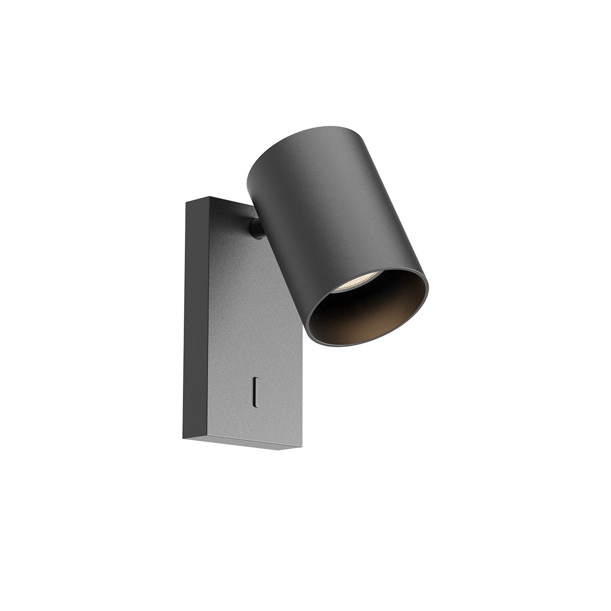 Corinth Wall lamp 100mm orientable Nero Opaco