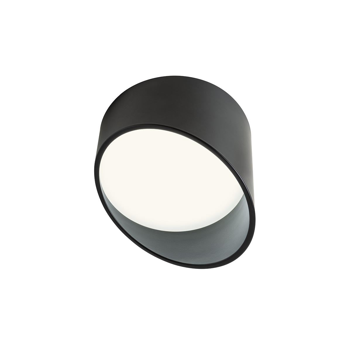 Uto Ceiling lamp Ø140 Nero Opaco 3000K
