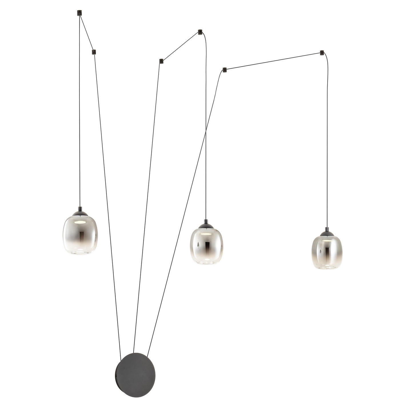 Khadi Wall lamp Wall & ceiling 3 globes