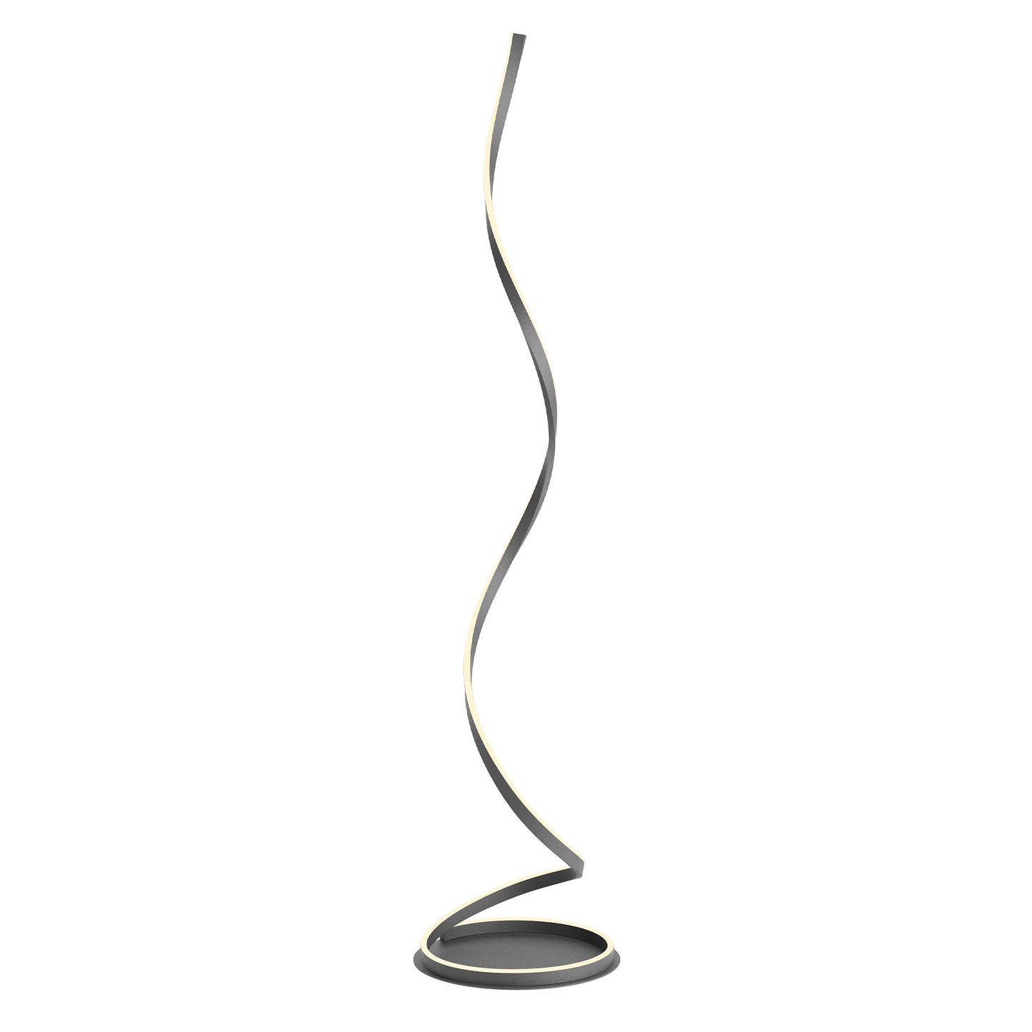 Scroll Floor lamp Floor lamp Nero Opaco