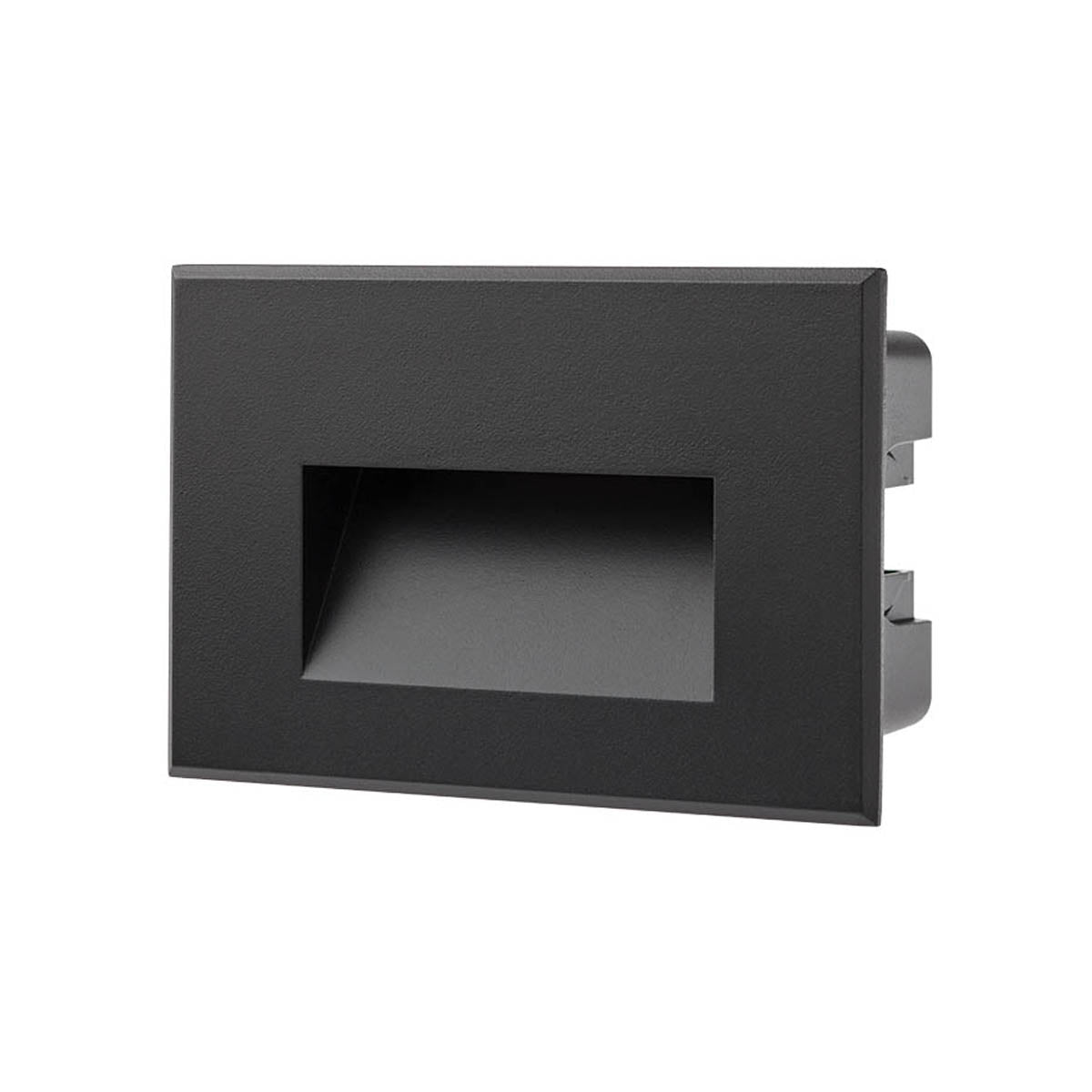 Xghost Ip65 Step light Rectangle Matt Black 2700K