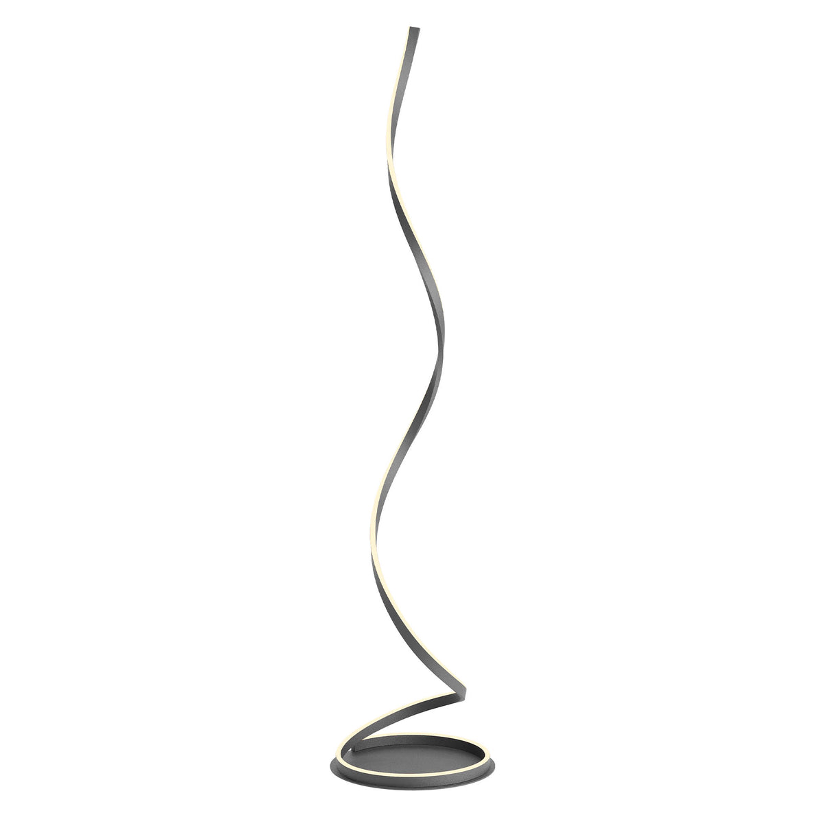 Scroll Floor lamp Floor lamp Nero Opaco