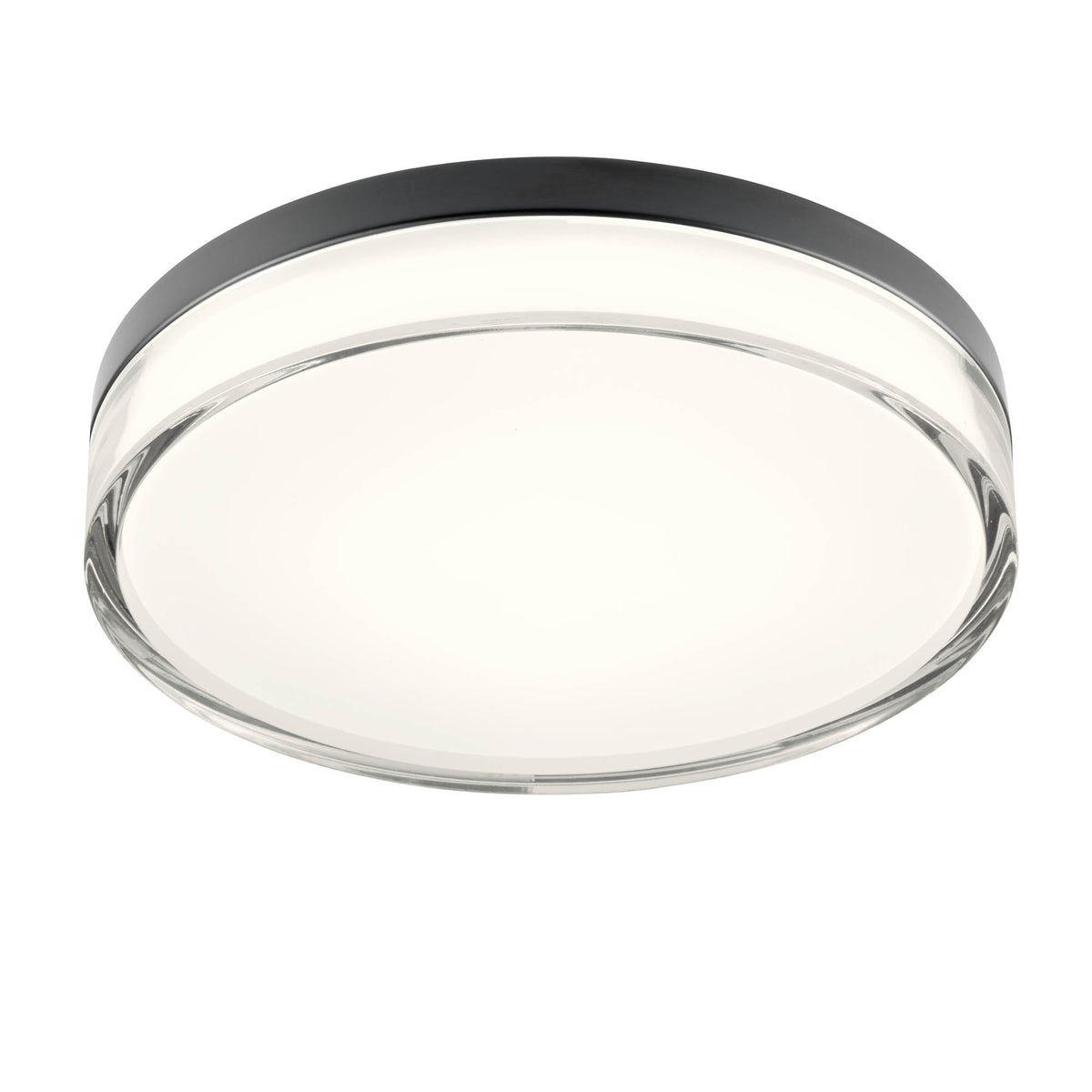 Frisbi Ceiling lamp Ø280 Nero opaco CCT