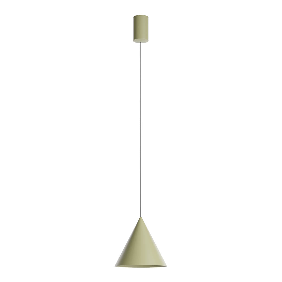 Konos Pendant lamp Ø180 LED Matt Olive 3000K