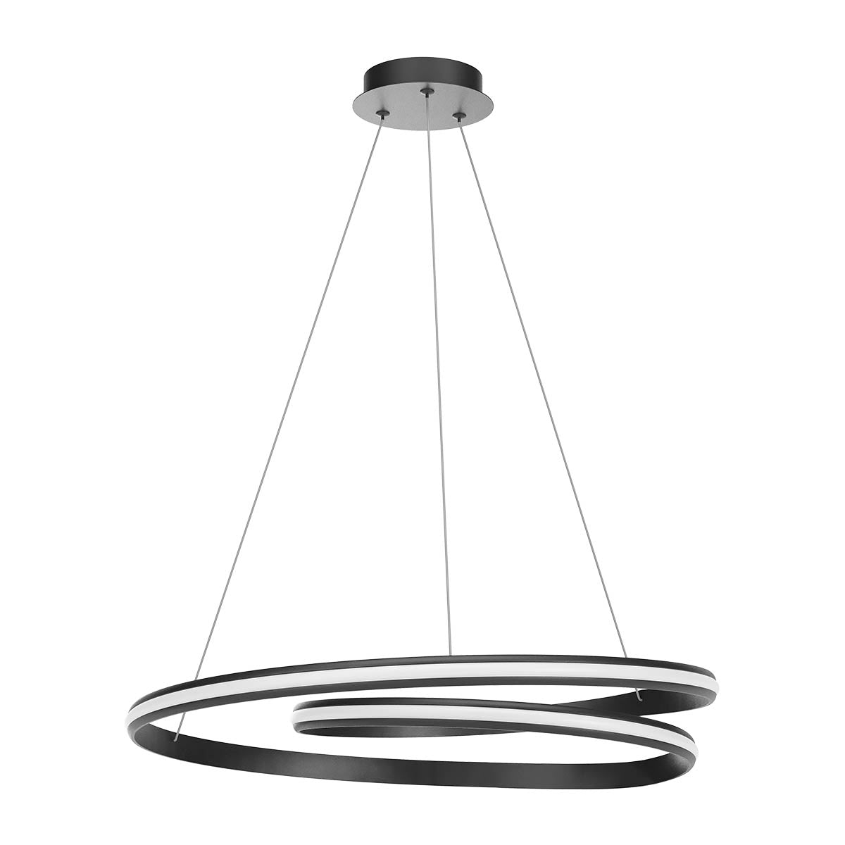 Torsion Pendant lamp Ø750 Sand Black