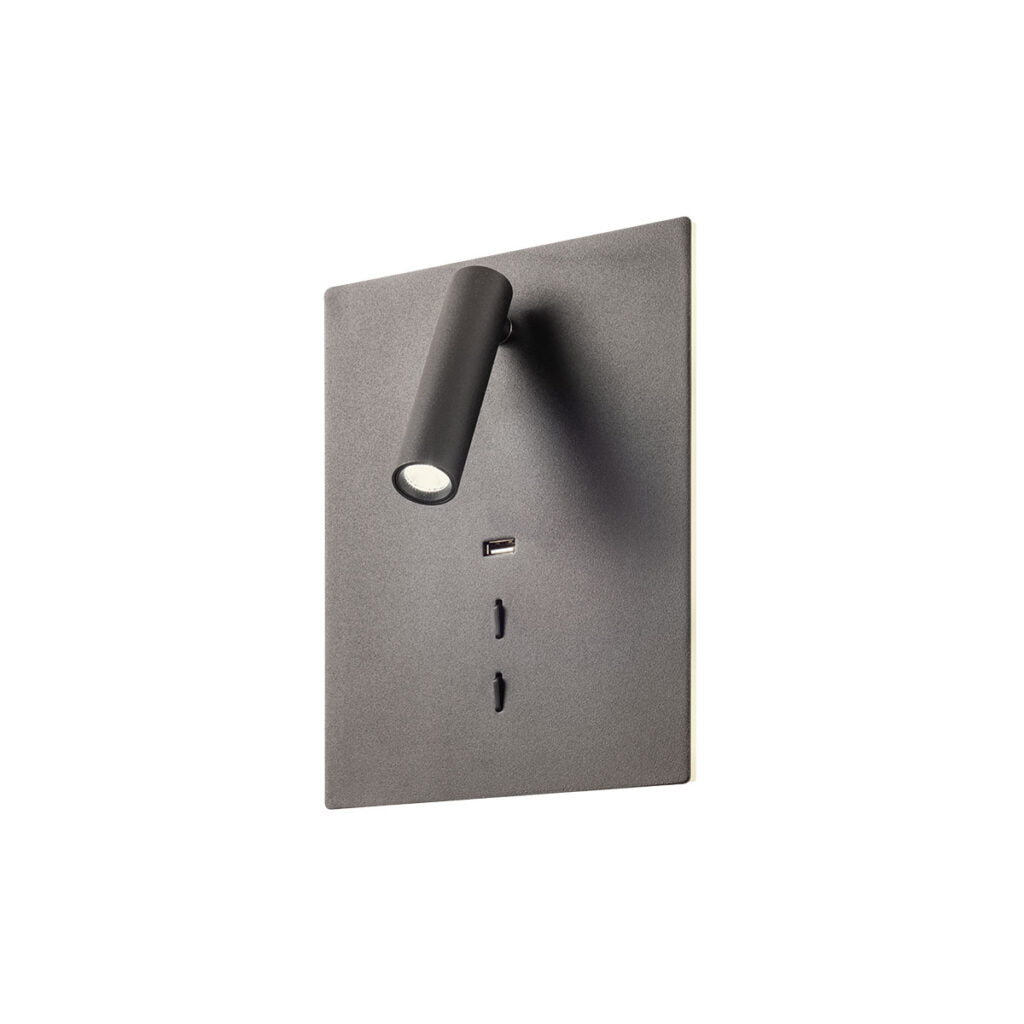 Zen Wall lamp Wall lamp Sand Black 3000K