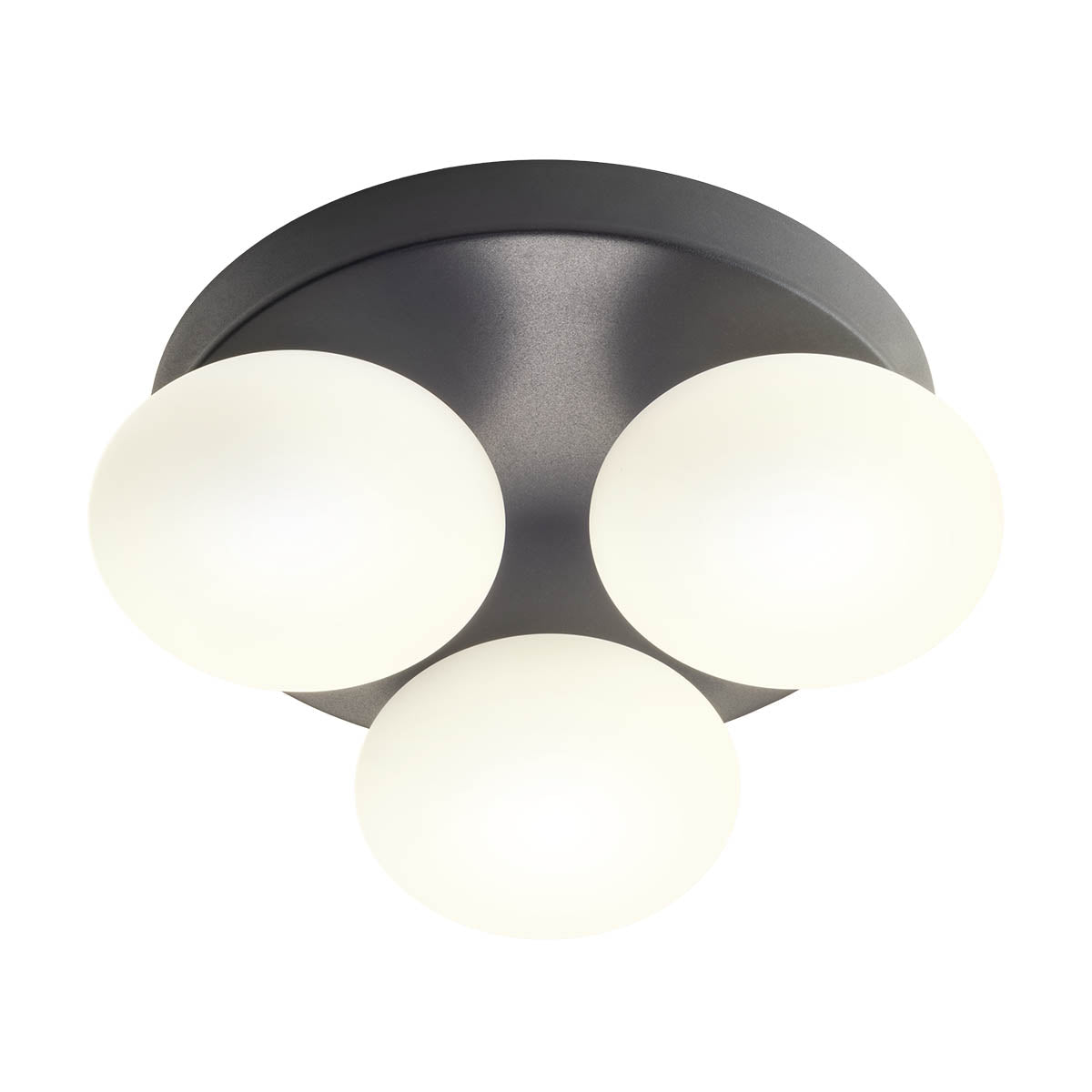 Ovum Ceiling lamp 3 Lights Sand Black