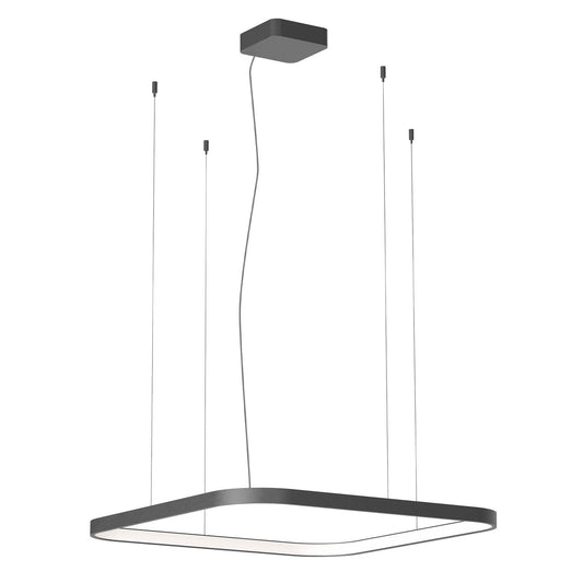 Orion Pendant lamp Single 500 mm Bianco Opaco Dimmable Triac