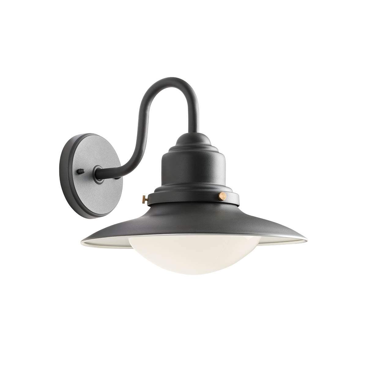 Elio Wall lamp Applique Grigio Opaco