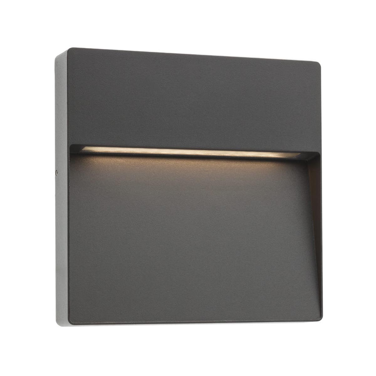 Even Step light 215mm Quadrato Grigio Opaco 3000K