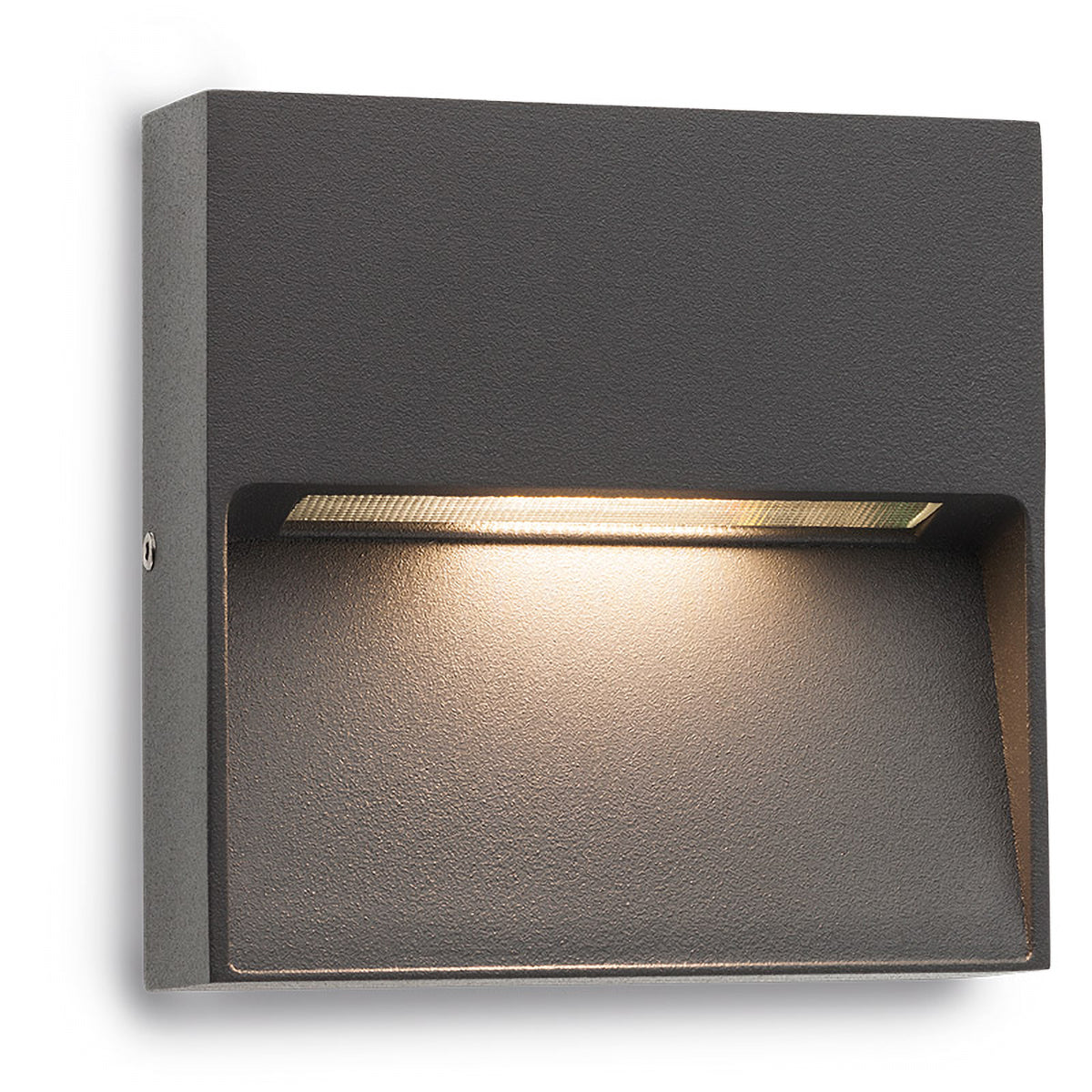 Even Step light 100mm Quadrato Grigio Opaco 3000K