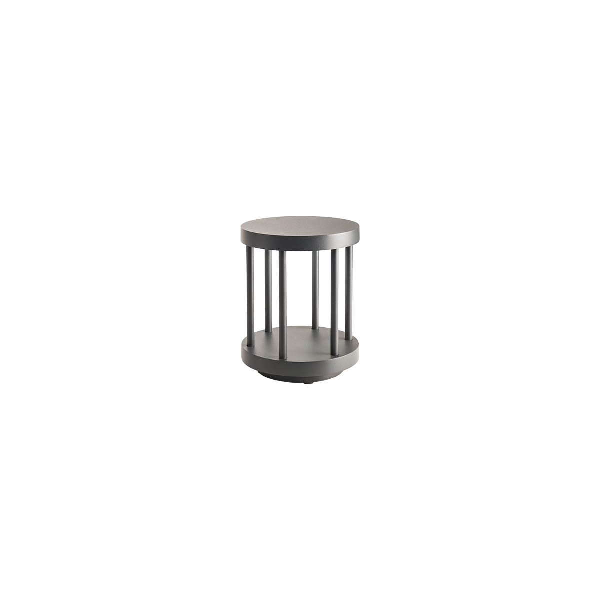 Kalen Bollard 200 mm Grigio Opaco 3000K