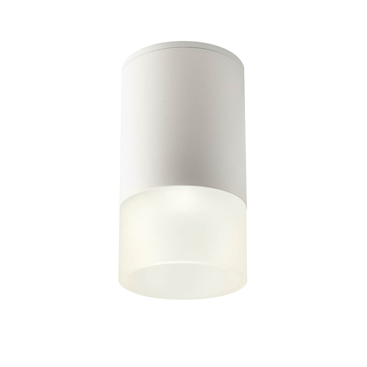 Xilo Ceiling lamp ø90 Diffusore Sporgente Bianco Opaco 3000K