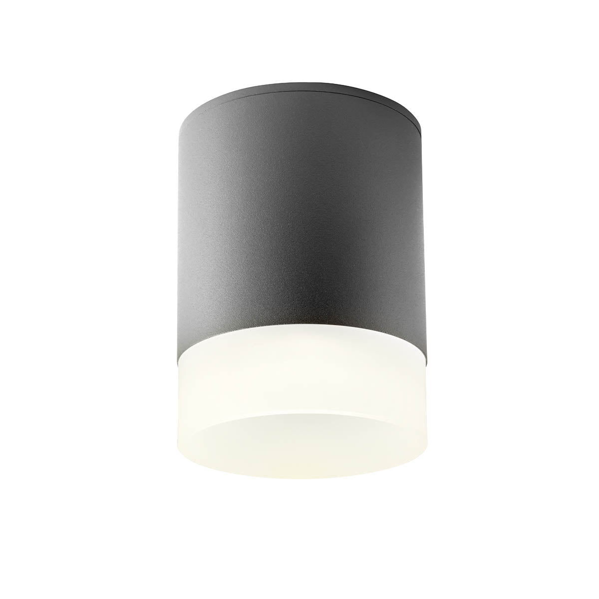 Xilo Ceiling lamp ø108mm Diffusore Sporgente Grigio Opaco 3000K