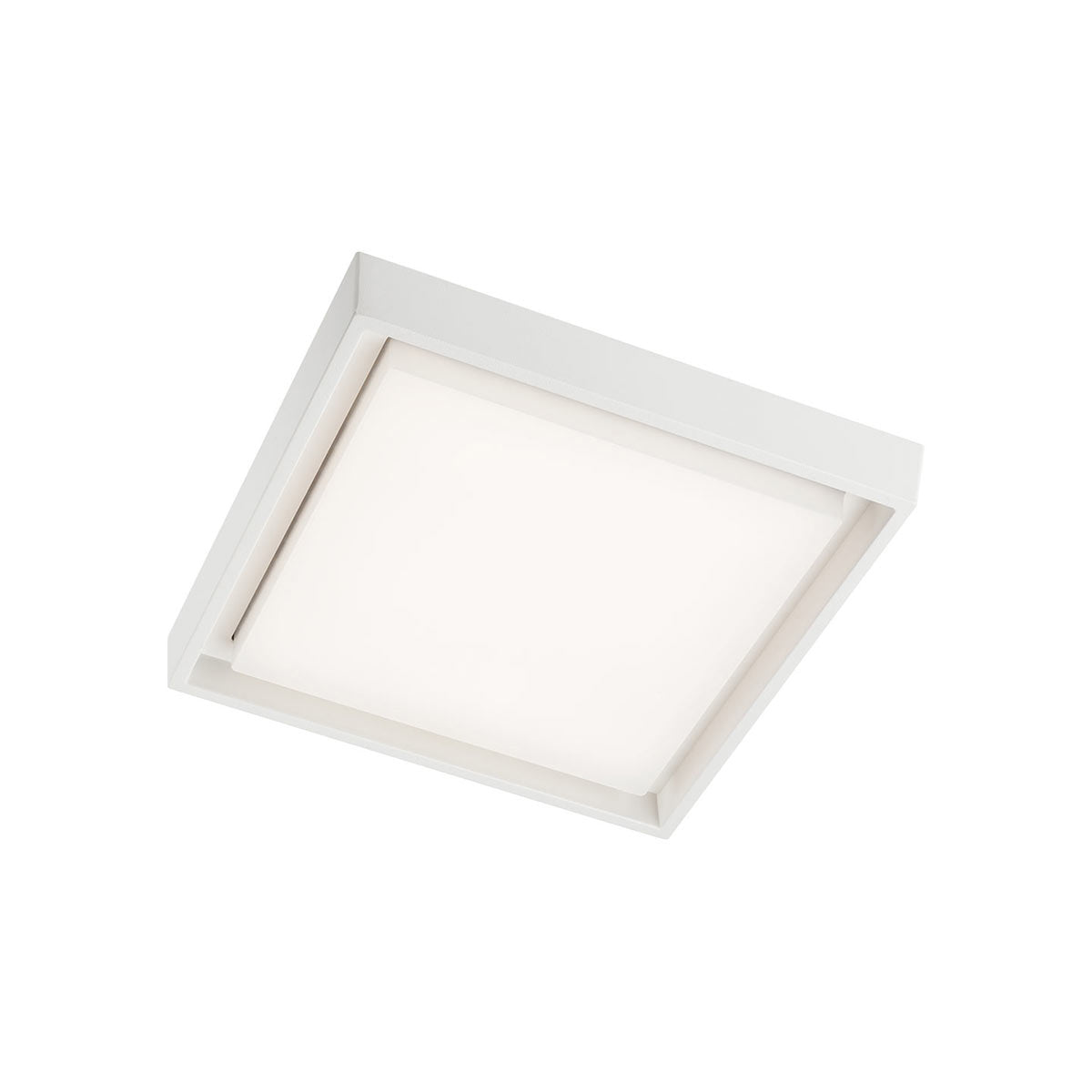 Bezel Ceiling lamp 270mm Bianco Opaco 3000K