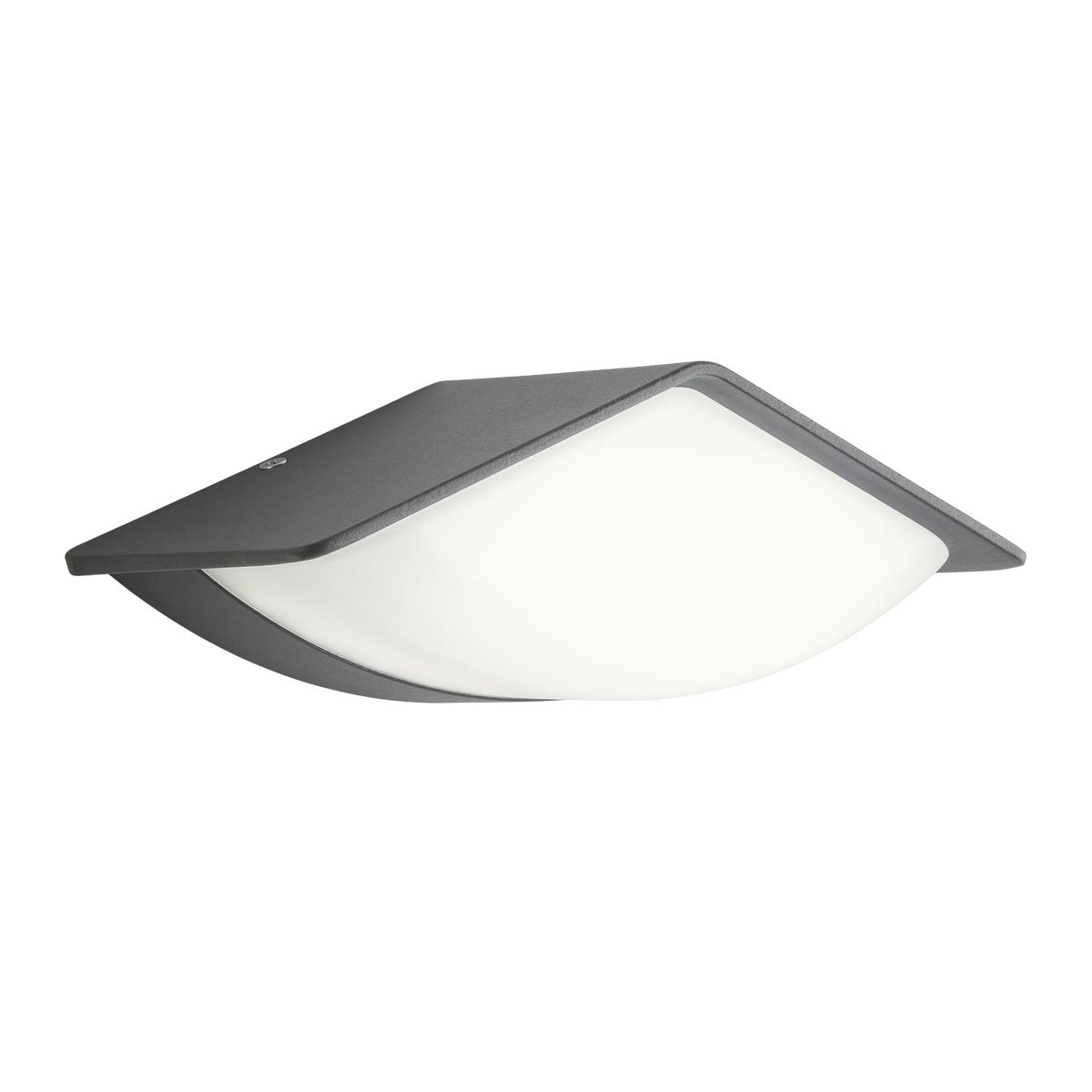 Chalet Wall lamp Applique Grigio Opaco 3000K