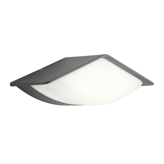 Chalet Wall lamp Applique Grigio Opaco 3000K