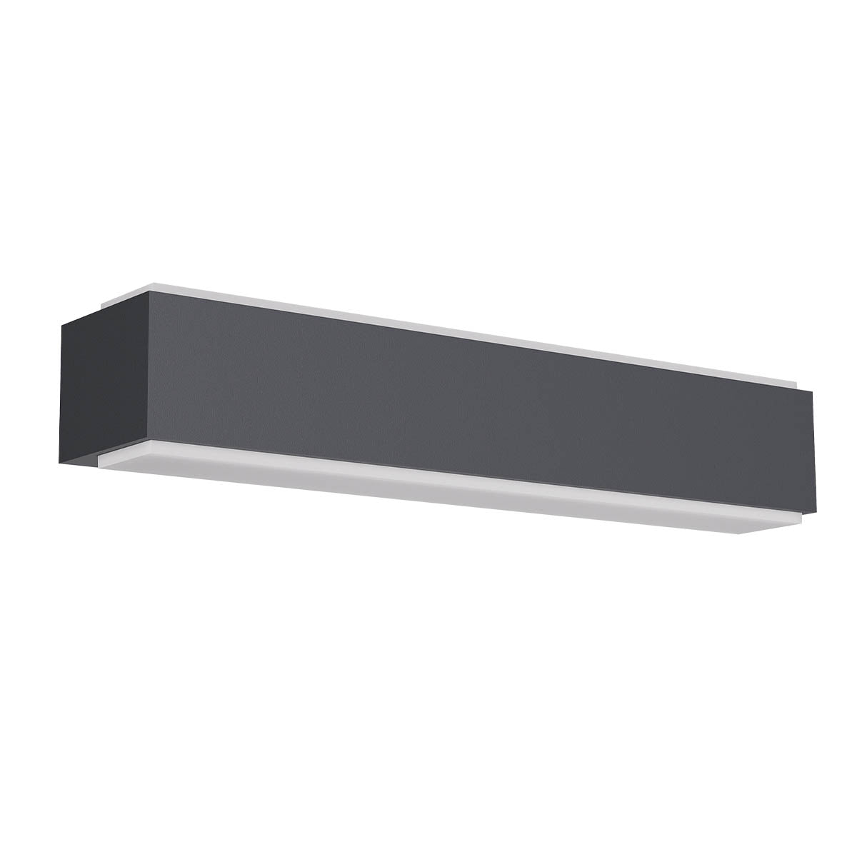 Dash Wall lamp 360mm Grigio Opaco 4000K