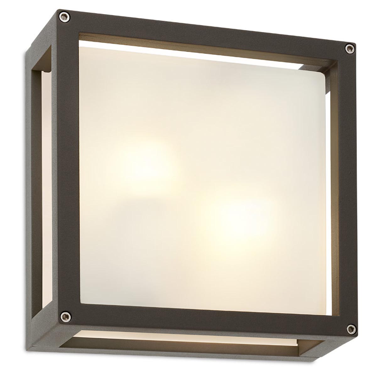 Brick Ceiling lamp Diffusore Liscio Grigio Opaco