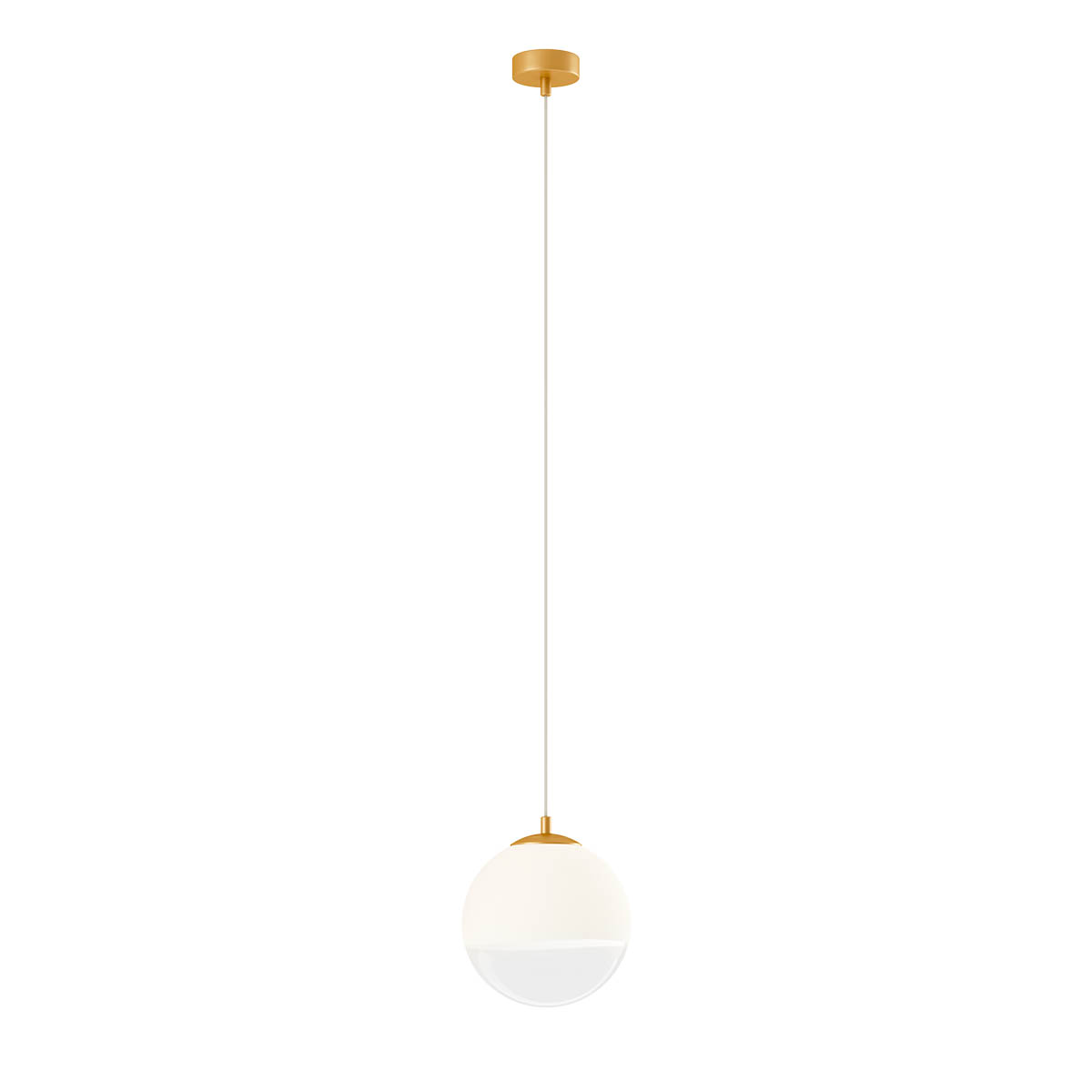 Berry Pendant lamp Ø200 Oro Opaco/Bianco Sfumato