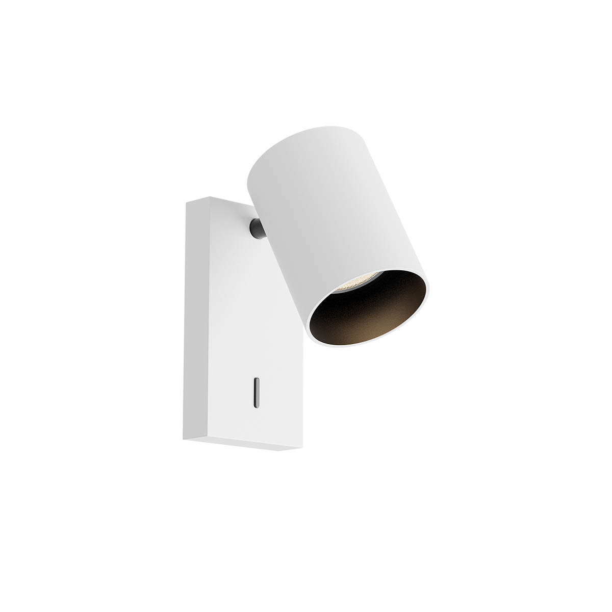 Corinth Wall lamp 100mm orientable Bianco Opaco