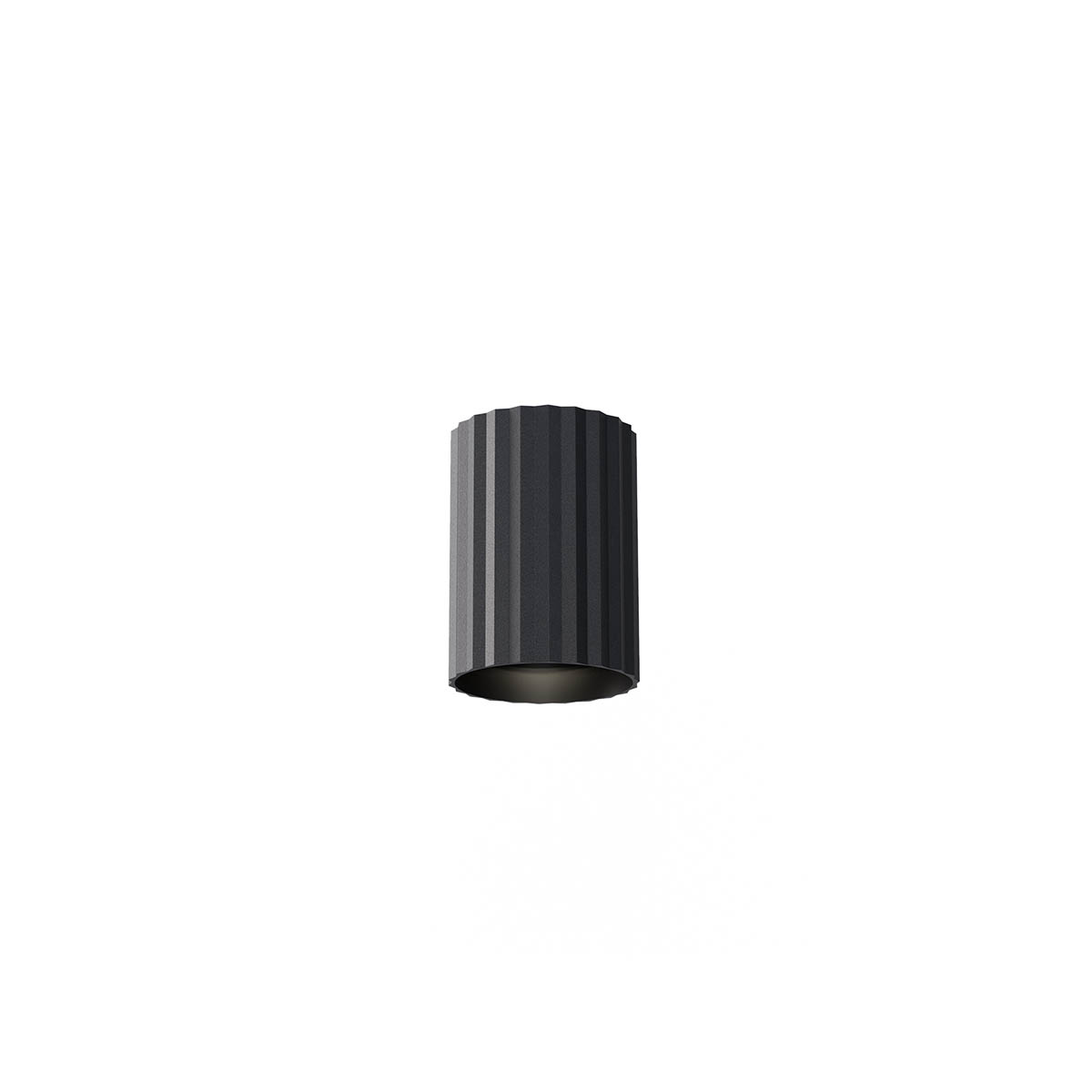 Delphi Ceiling lamp Fixed round Nero Opaco