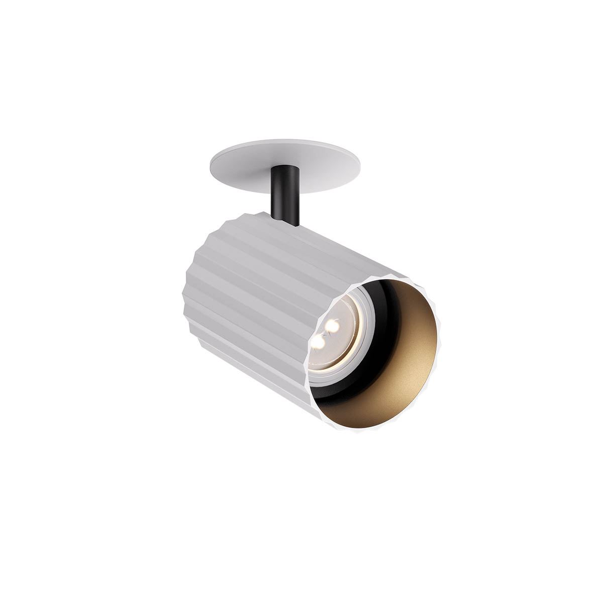 Delphi Ceiling lamp Recessed Bianco Opaco
