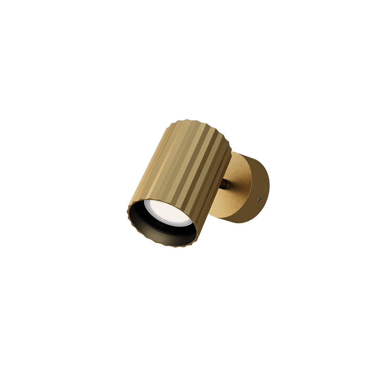 Delphi Ceiling lamp Orientable 1 spot small base Oro Opaco