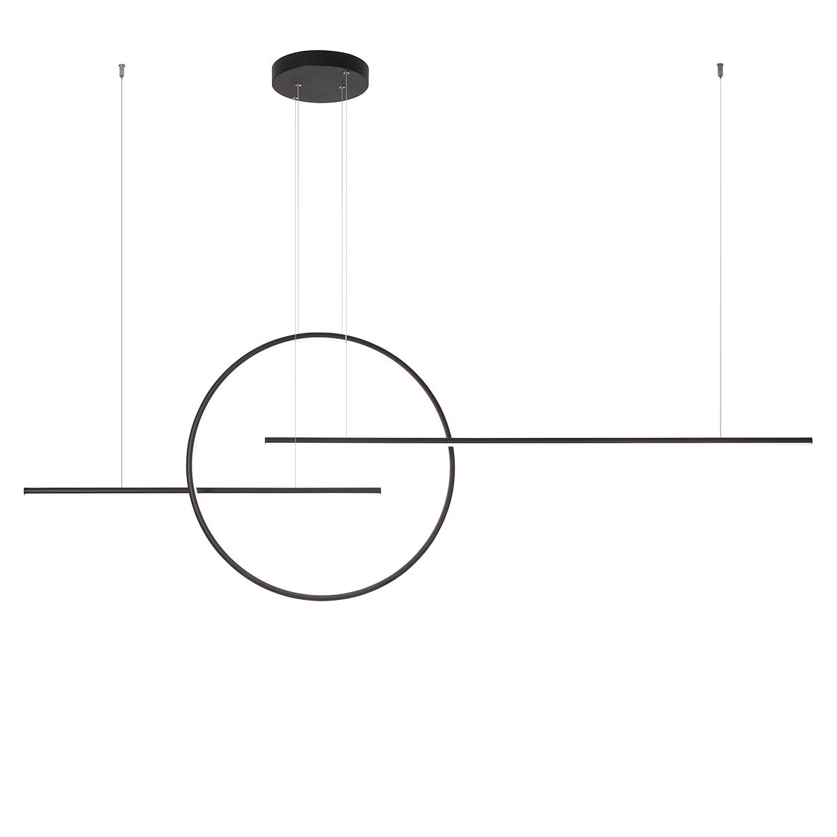 Giotto Pendant lamp 1750mm Nero 3000K