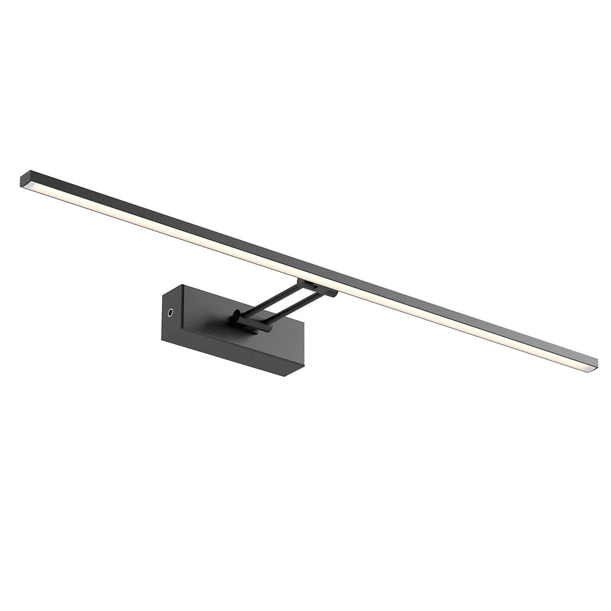 Linear Wall lamp 605mm Nero Opaco 3000K