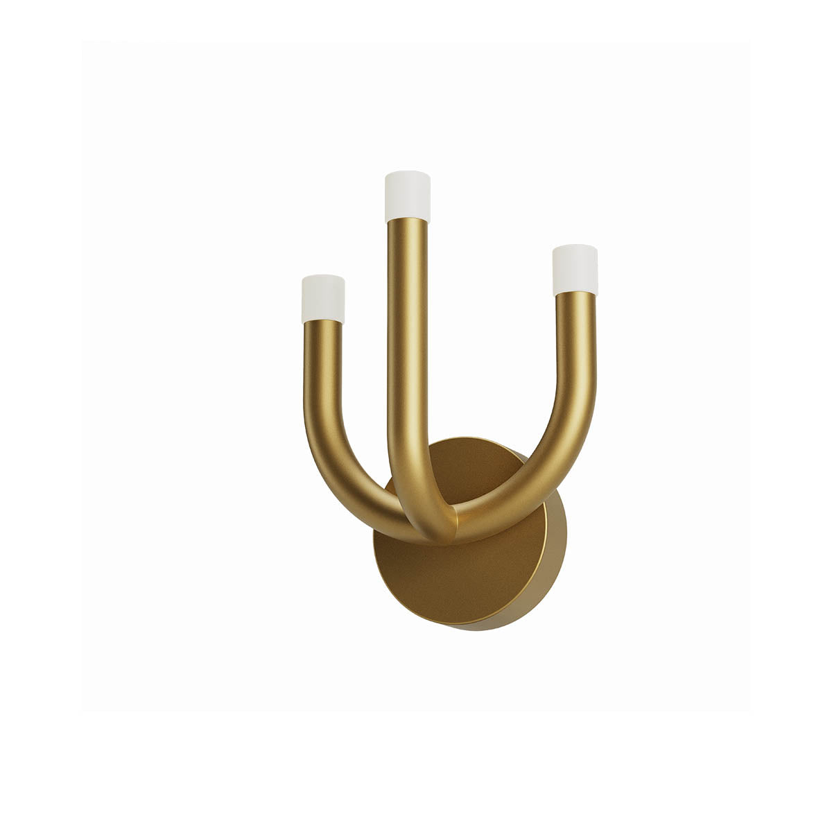 Luxor Wall lamp 3 arms 203mm Oro Opaco 3000K