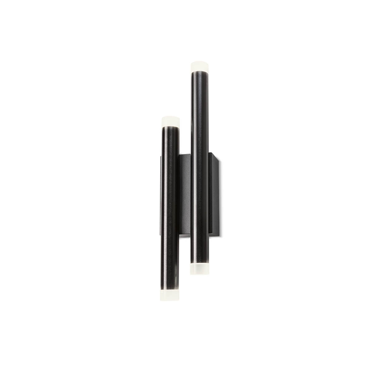 Madison Wall lamp 2 tubes Nero Anodizzato 3000K
