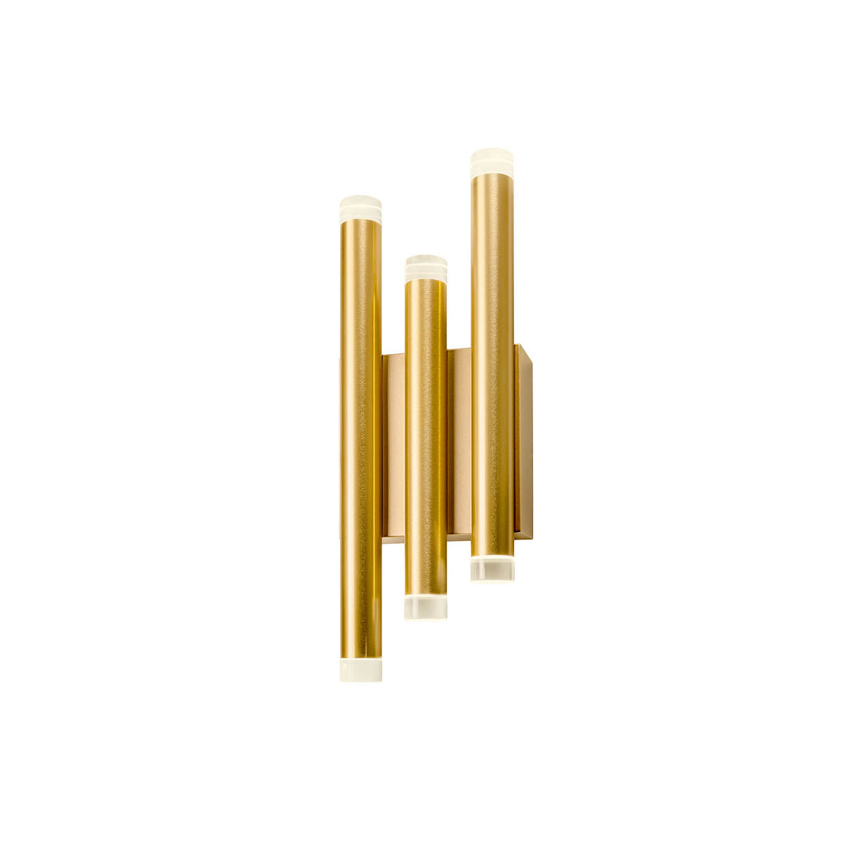 Madison Wall lamp 3 tubes Oro Anodizzato 3000K