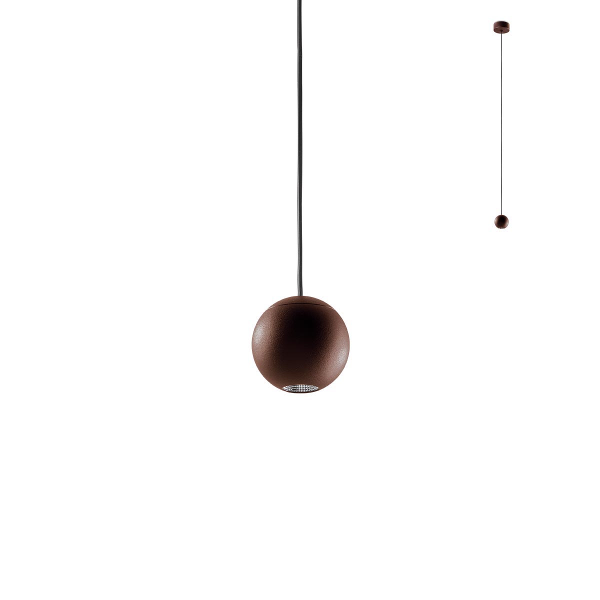 Obo Pendant lamp Ø50 Caffè Opaco 3000K