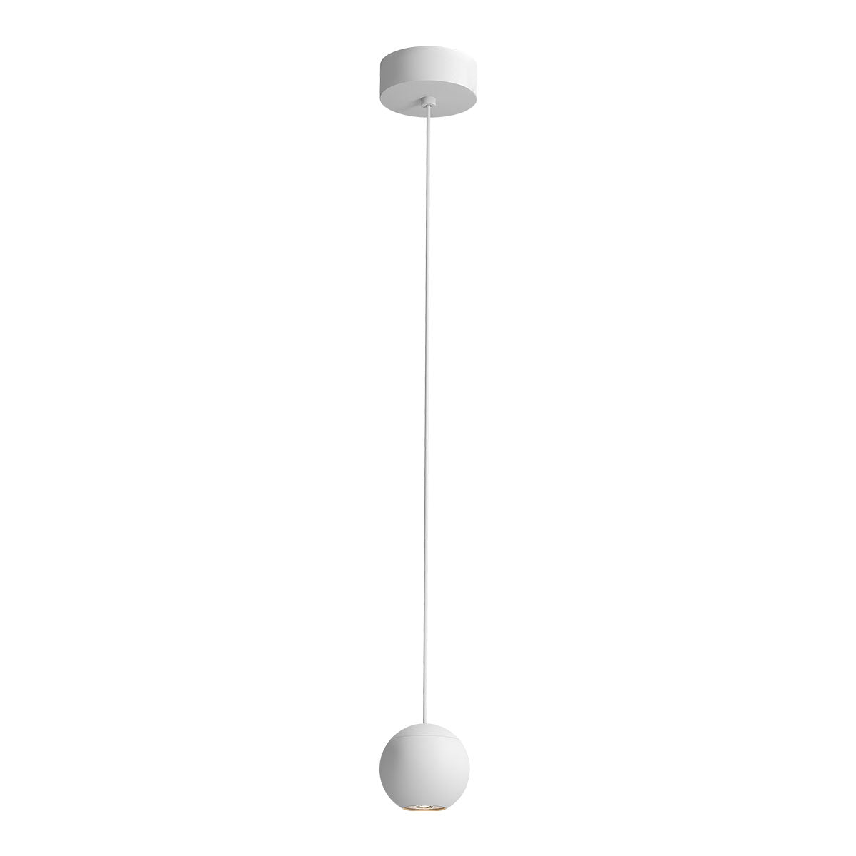 Obo Pendant lamp Ø70 Bianco Opaco 3000K