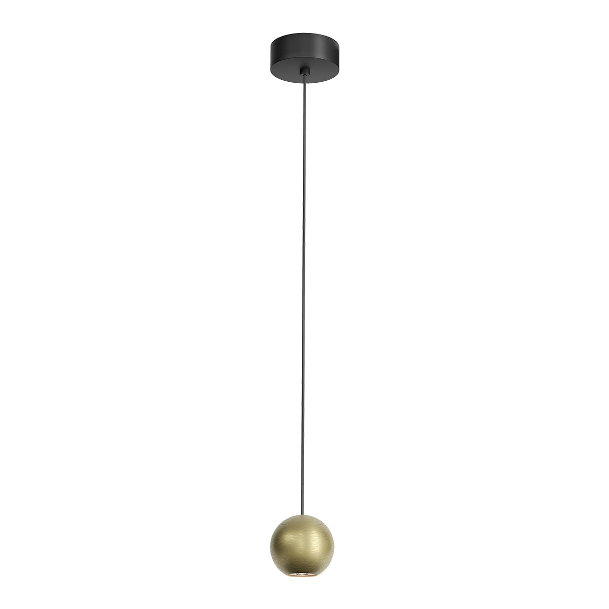 Obo Pendant lamp Ø70 Ottone Spazzolato 3000K
