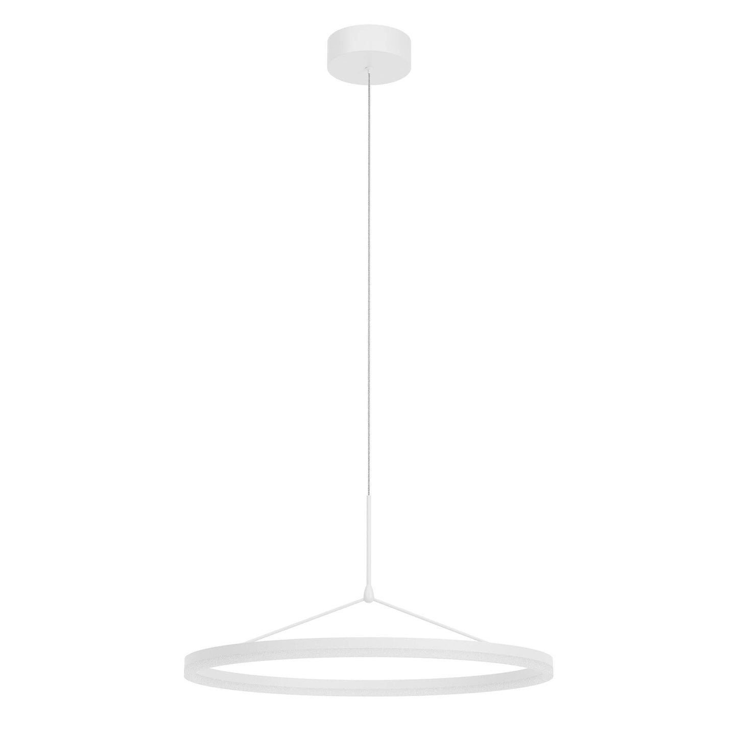 Orbit Pendant lamp Suspended Single Ø600 - 1 cable Bianco Opaco 3000K Dimmable Triac