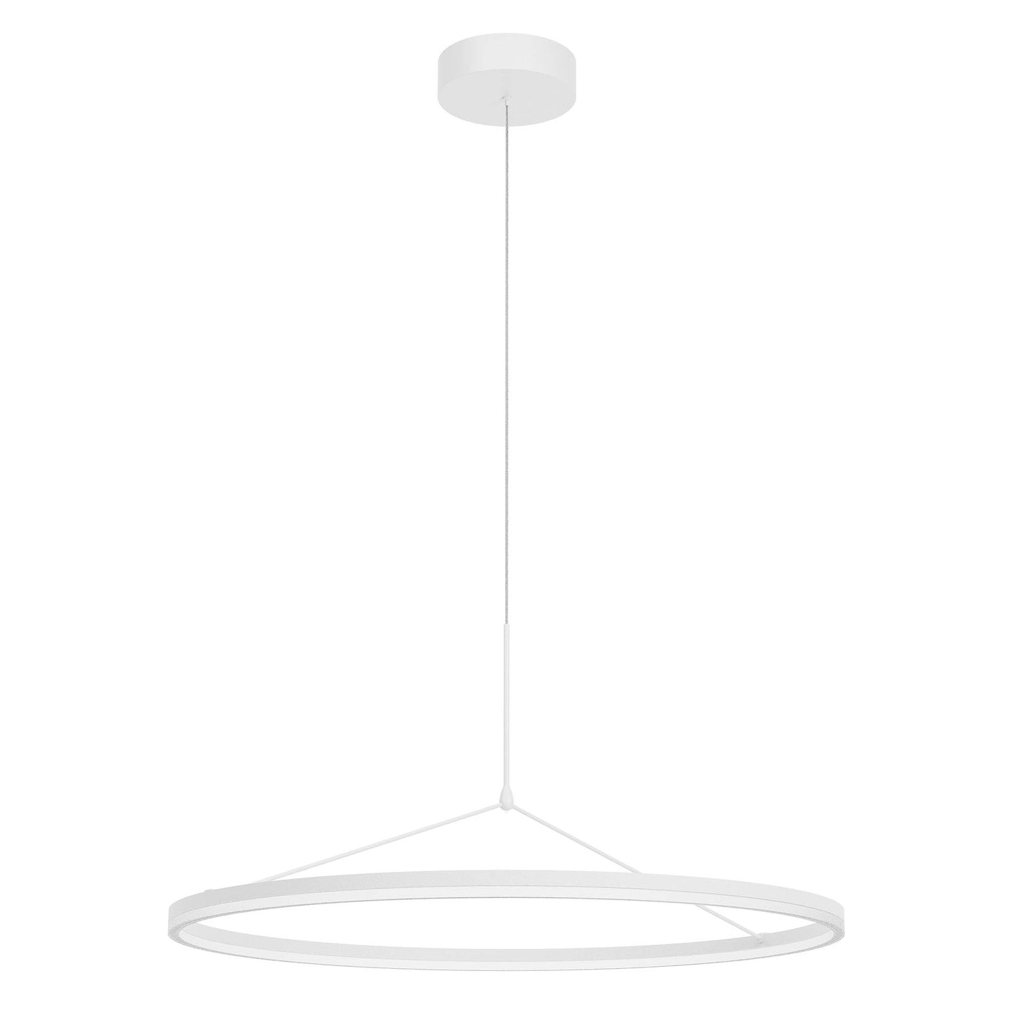 Orbit Pendant lamp Suspended Single Ø800 - 1 cable Bianco Opaco 3000K Dimmable Triac