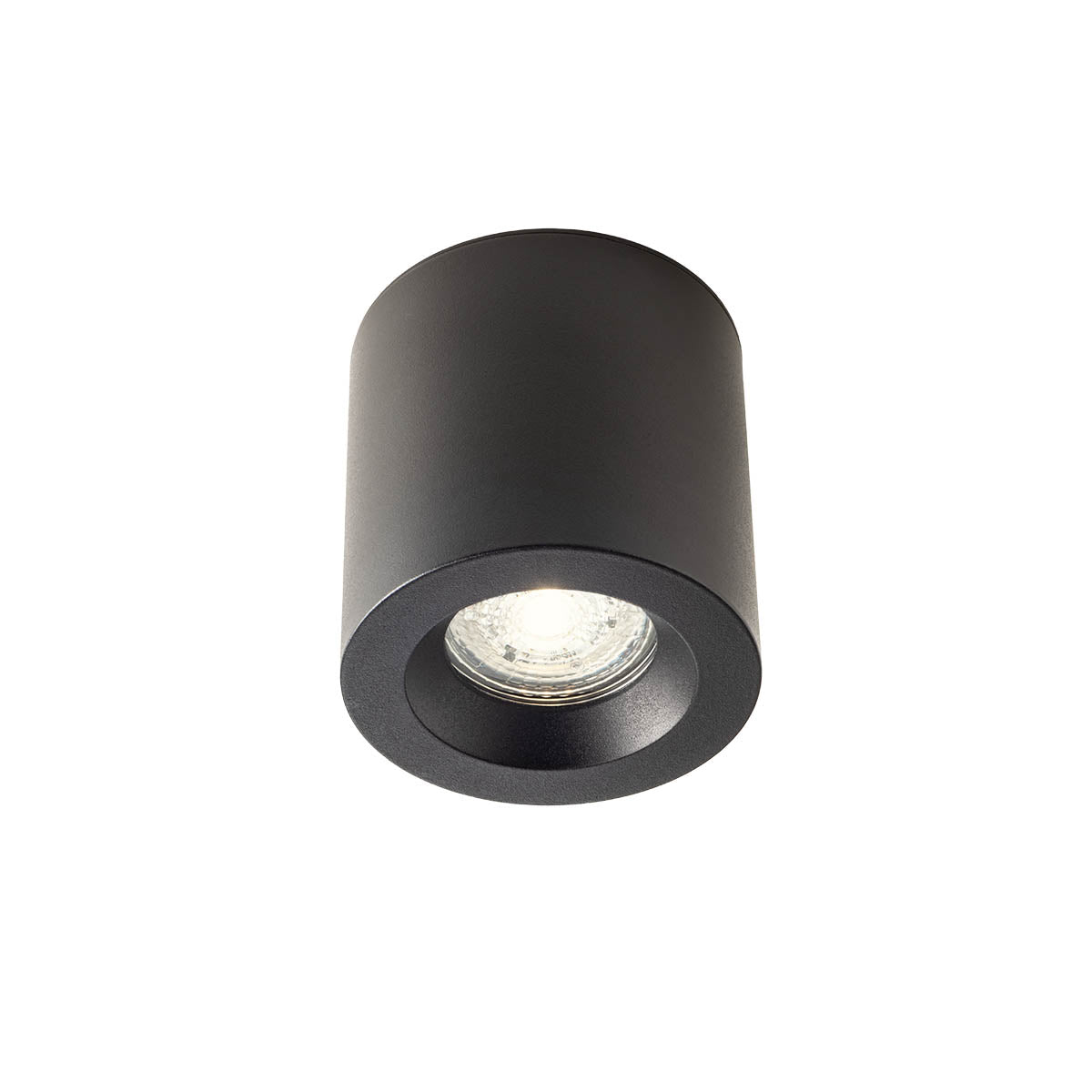 Prato Ceiling lamp Round Nero Opaco