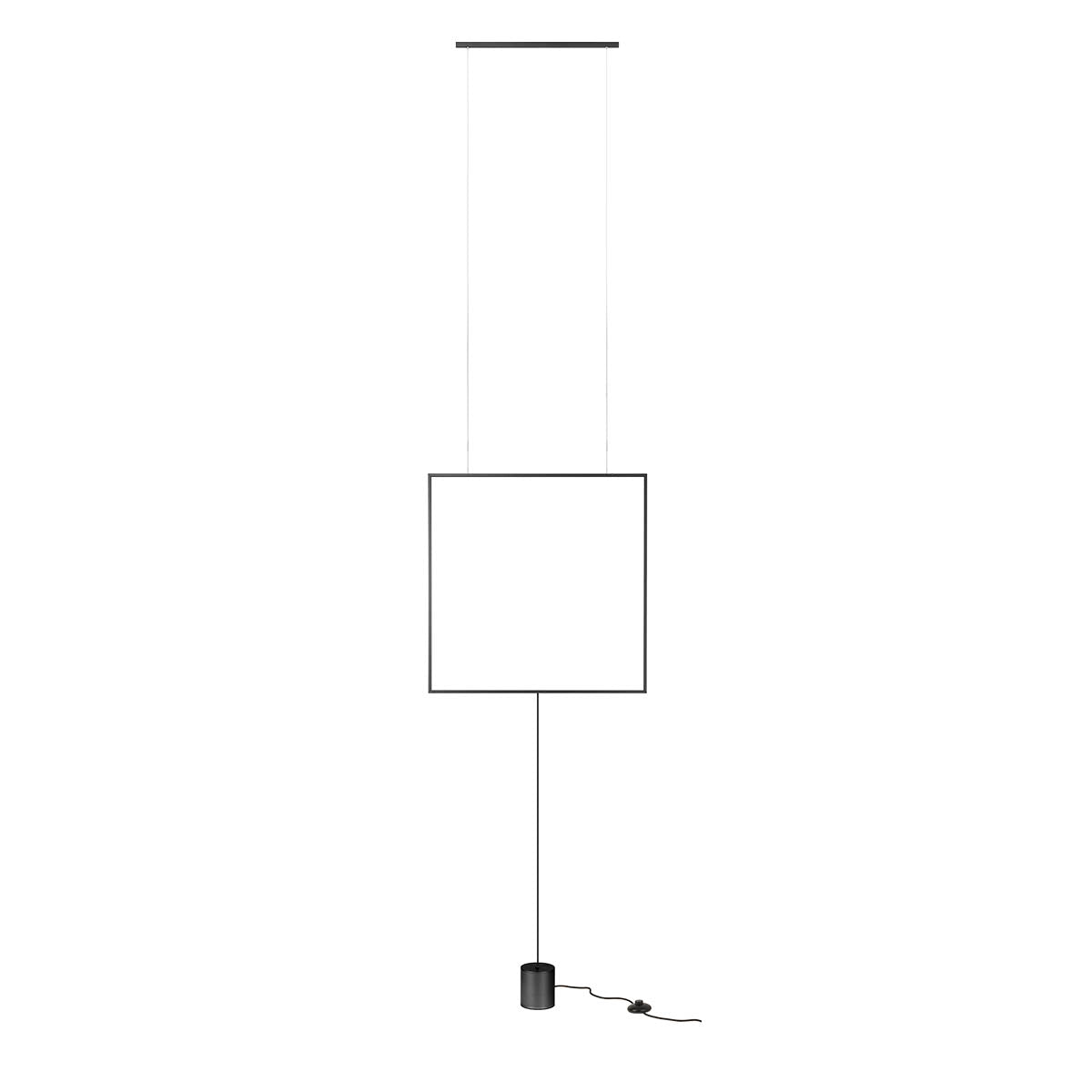 Slick Pendant lamp 600mm Nero Opaco 3000K
