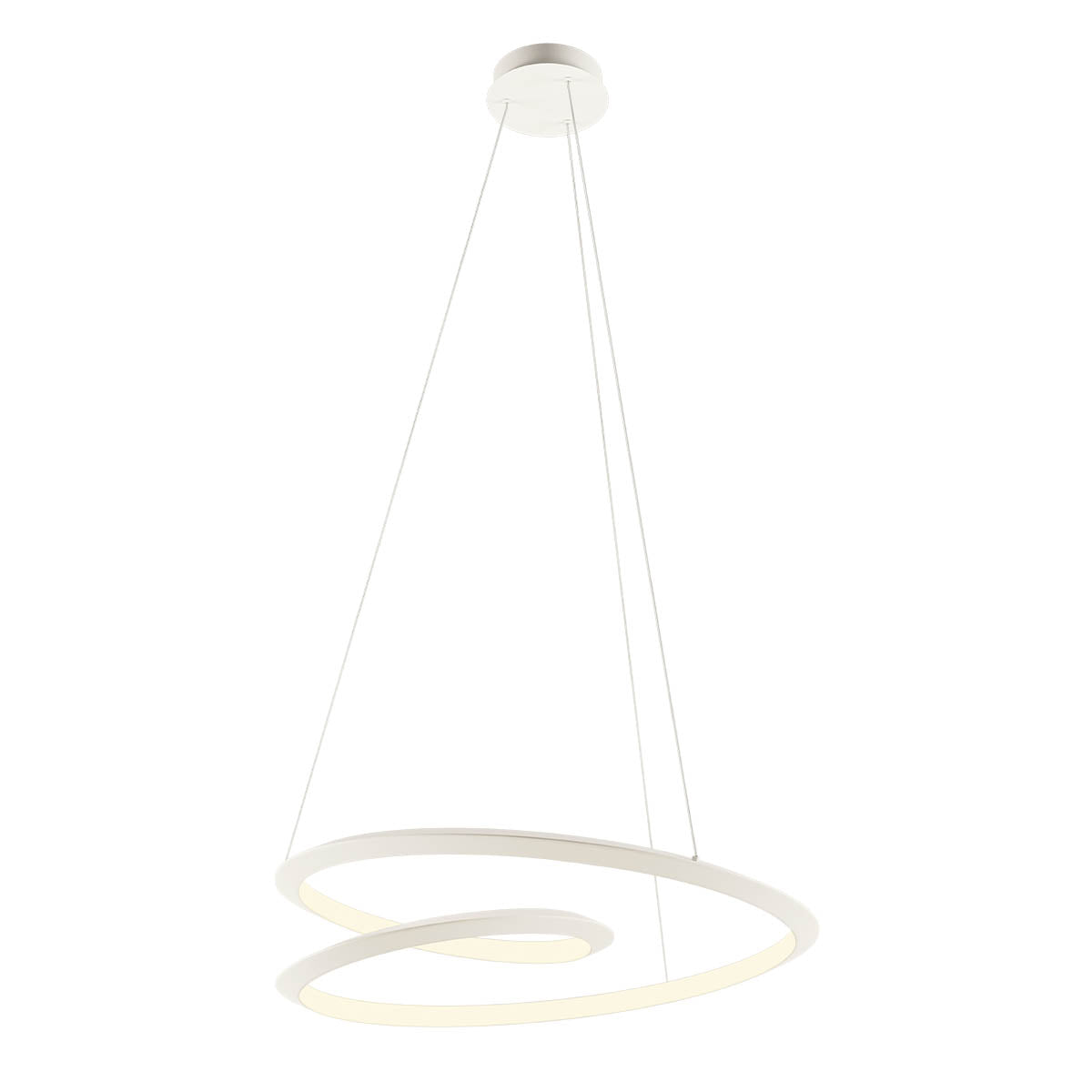 Storm Pendant lamp Ø800 Bianco Opaco CCT