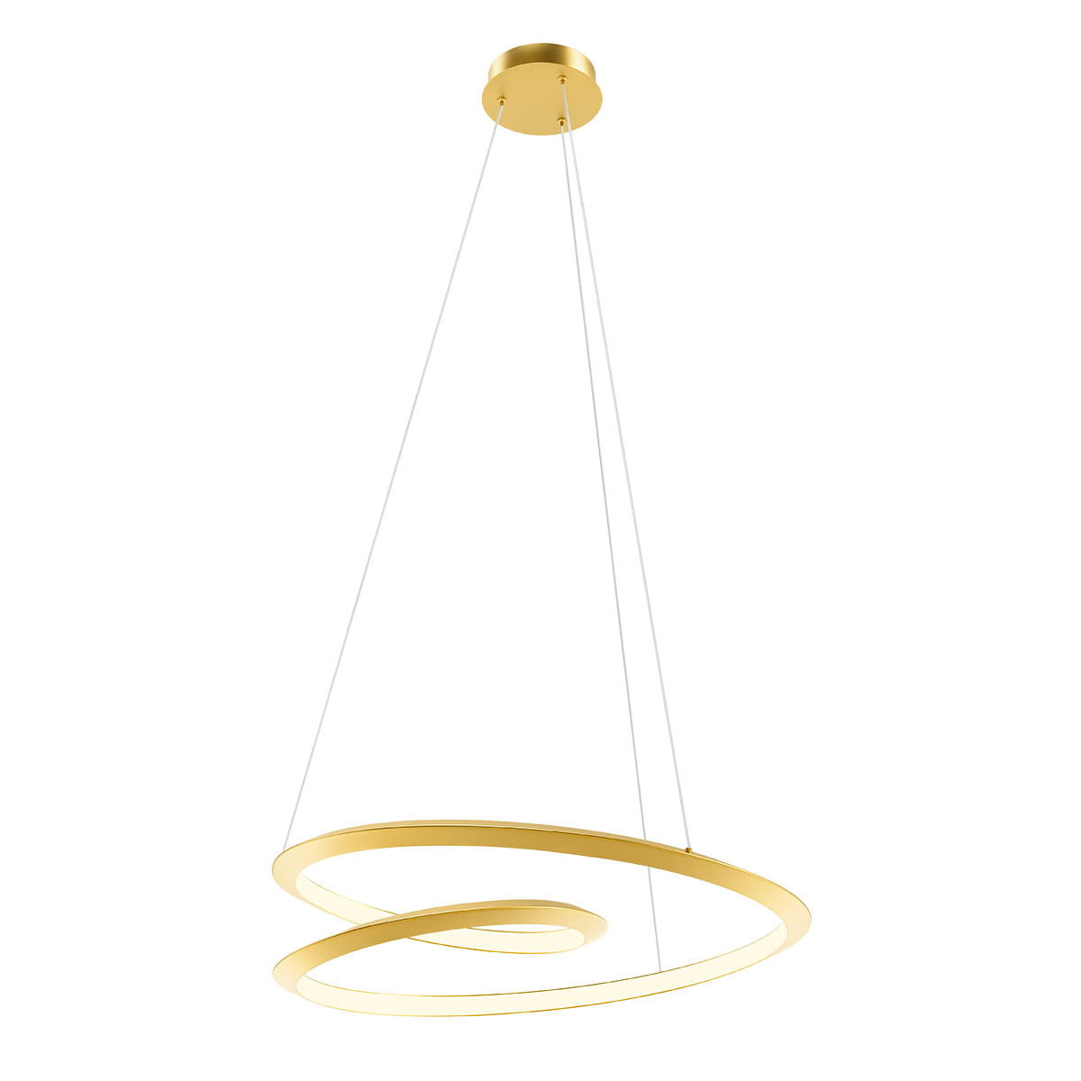 Storm Pendant lamp Ø800 Oro Opaco CCT