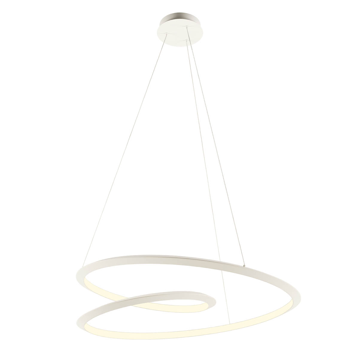Storm Pendant lamp Ø1000 Bianco Opaco CCT