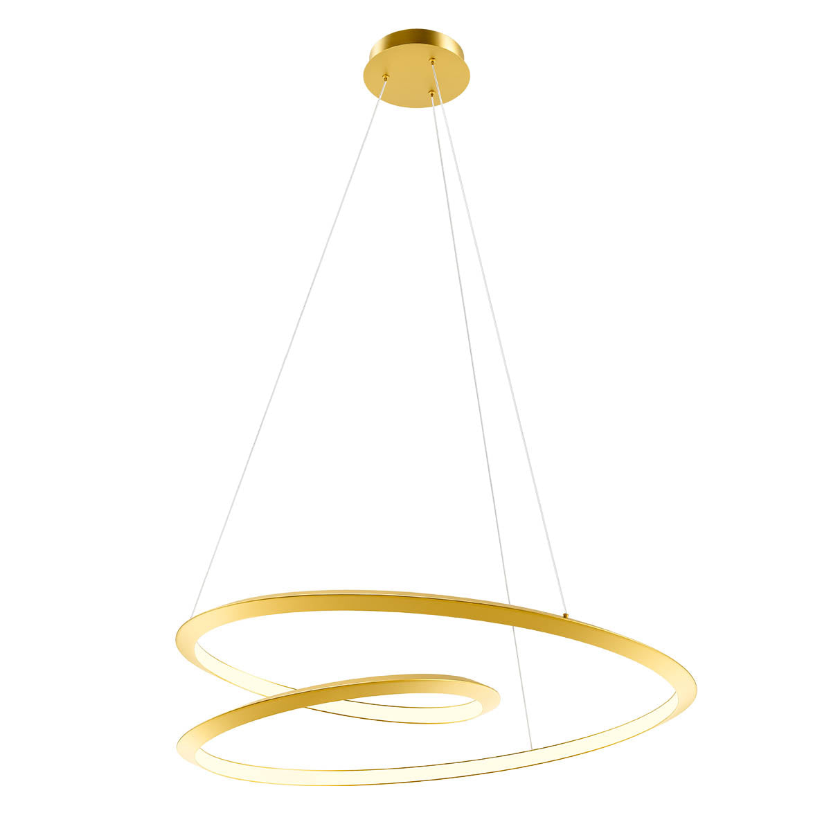 Storm Pendant lamp Ø1000 Oro Opaco CCT