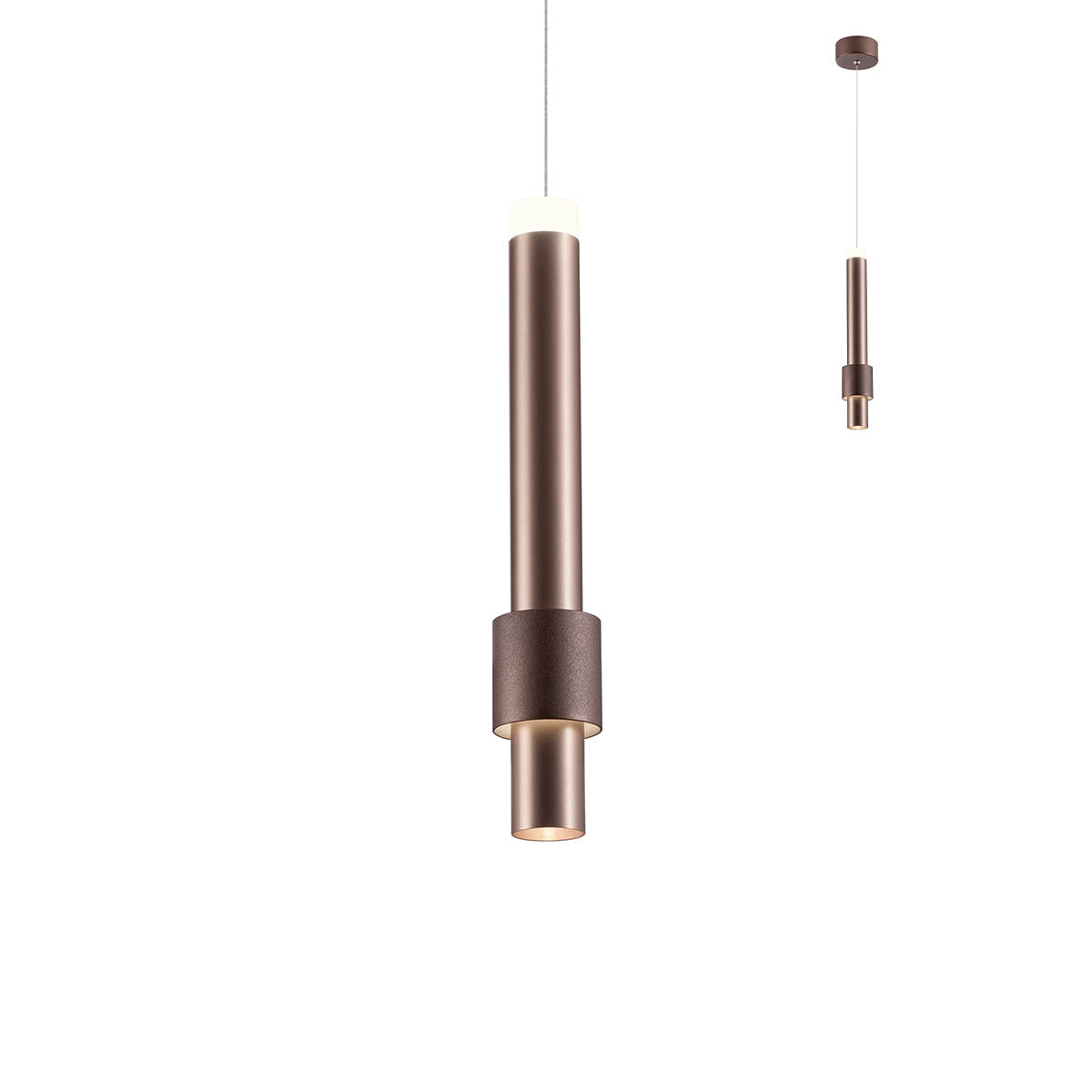 Tycon Pendant lamp Pendant lamp Marrone Anodizzato 3000K