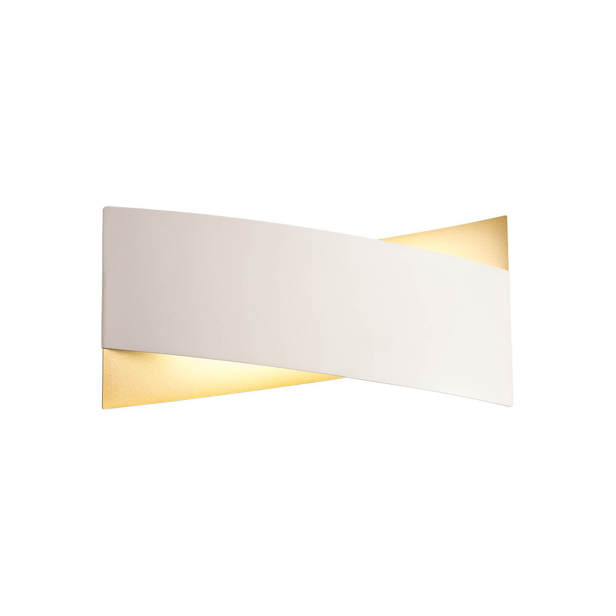 Xavier Wall lamp Wall lamp Oro Opaco/Bianco Opaco 3000K