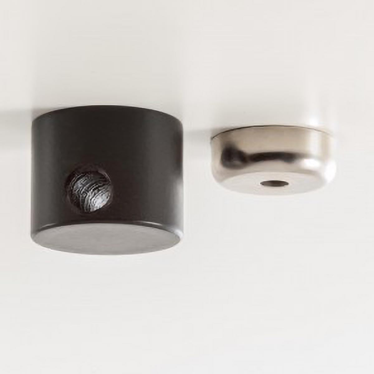 Rosoni Radiali Wall Fixing Nero Opaco