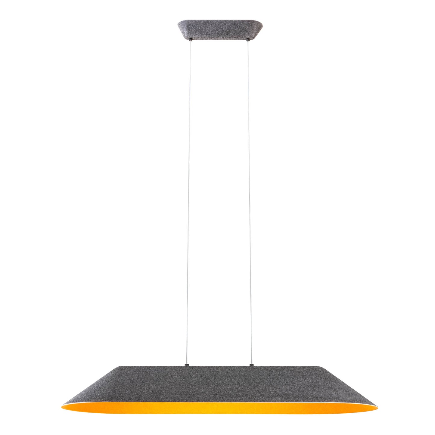 Akira Pendant lamp 1090 mm Grigio Scuro/Arancione 2700K